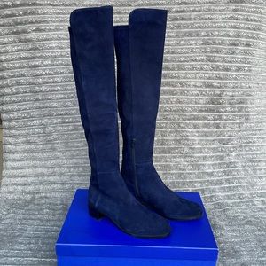 Stuart Weitzman AllServe city boots - Navy Blue